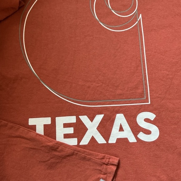 Carhartt Casual Orange Short Sleeve Tee with Graphic Detail - Picture 9 of 10